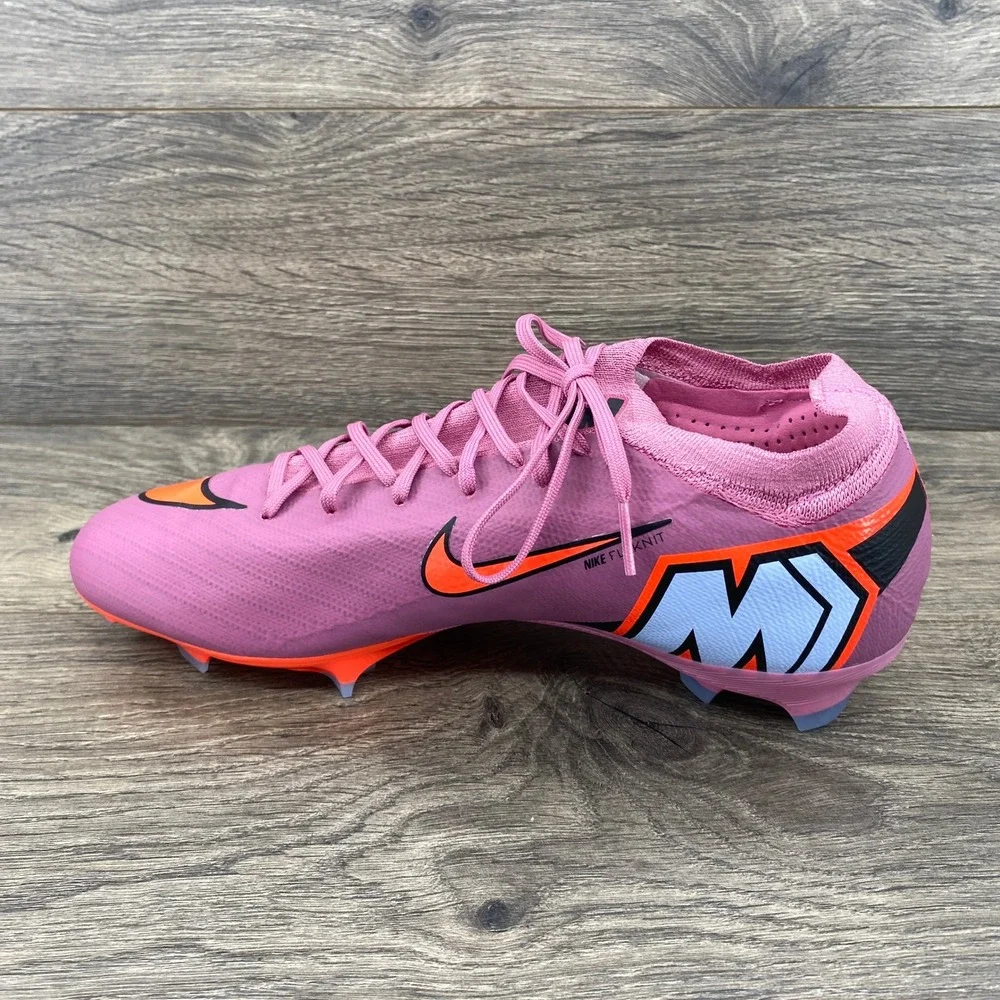 Nike Air Zoom Mercurial Vapor 16 PRO Soccer Cleats Mens 9 Pink Orange FQ8685-600